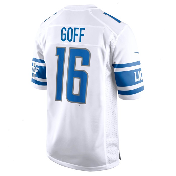 Jared Goff Detroit Lions Nike Game Jersey - White