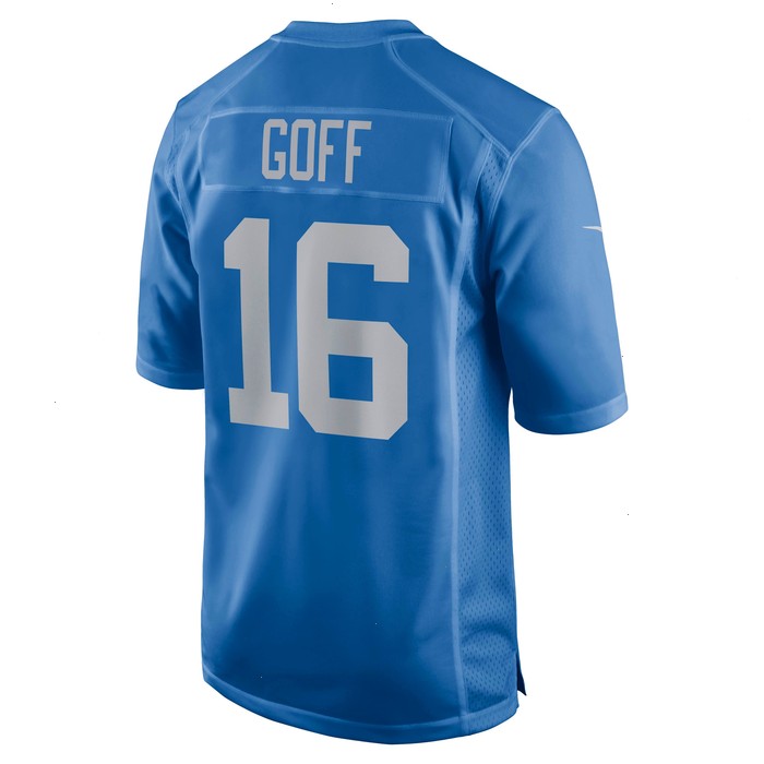 Jared Goff Detroit Lions Nike Game Player Jersey - Blue