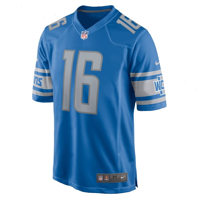 Jared Goff Detroit Lions Nike Player Game Jersey - Blue