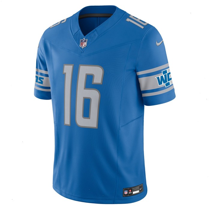 Jared Goff Detroit Lions Nike Vapor F.U.S.E. Limited Jersey - Blue