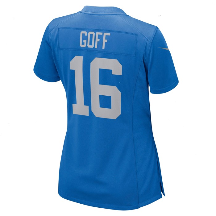 Jared Goff Detroit Lions Nike Women's Game Player Jersey - Blue