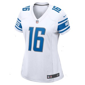 Jared Goff Detroit Lions Nike Women's Game Player Jersey - White