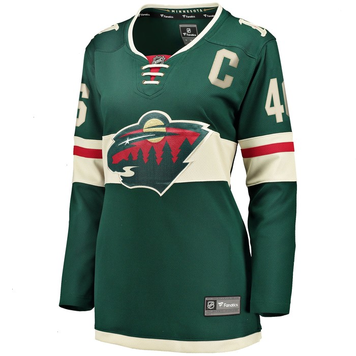 Jared Spurgeon Minnesota Wild Women's Home Breakaway Player Jersey - Green