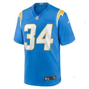 Jaret Patterson Los Angeles Chargers Nike Team Game Jersey - Powder Blue