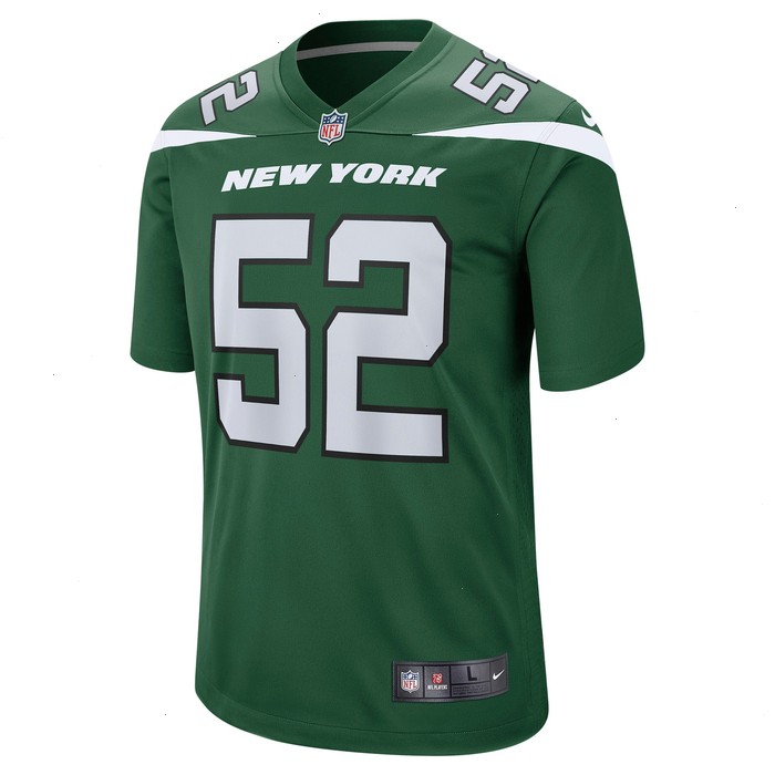 Jarrad Davis New York Jets Nike Game Jersey - Gotham Green