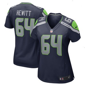 Jarrod Hewitt Seattle Seahawks Nike Women's Home Game Player Jersey - College Navy