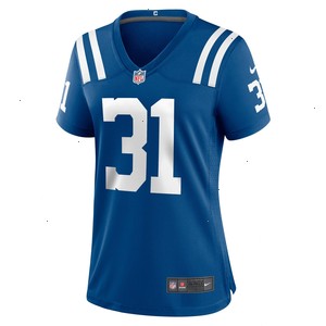 Jason Huntley Indianapolis Colts Nike Women's Team Game Jersey - Royal