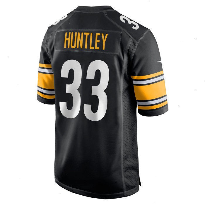 Jason Huntley Pittsburgh Steelers Nike Game Player Jersey - Black