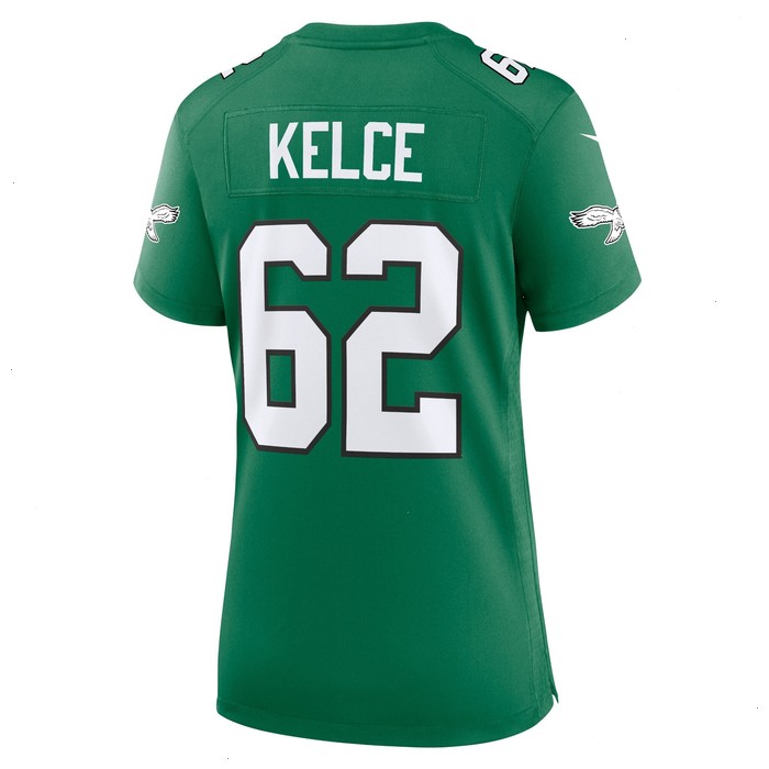 Jason Kelce Philadelphia Eagles Nike Women's Player Jersey - Kelly Green