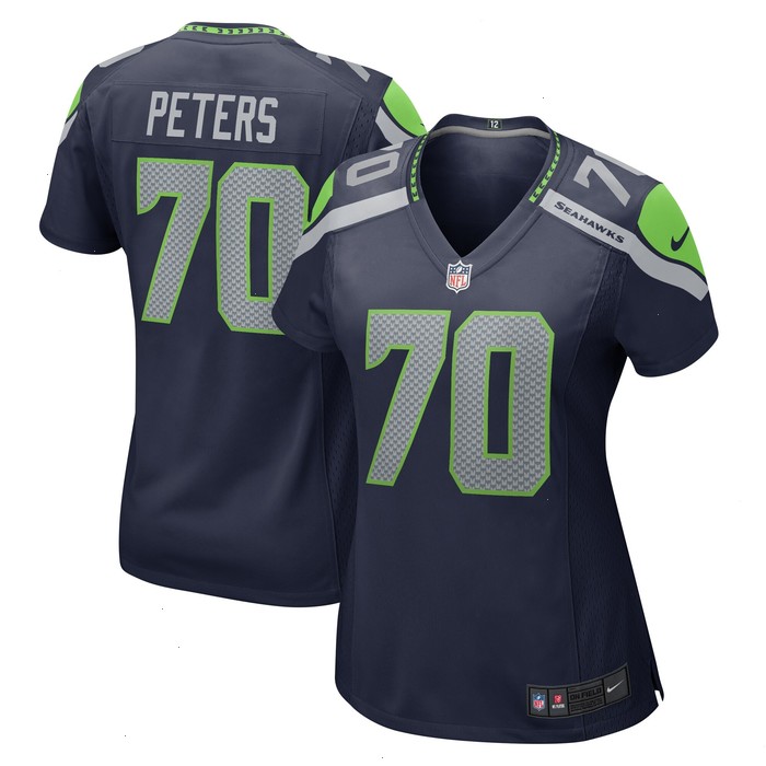 Jason Peters Seattle Seahawks Nike Women's Team Game Jersey - College Navy