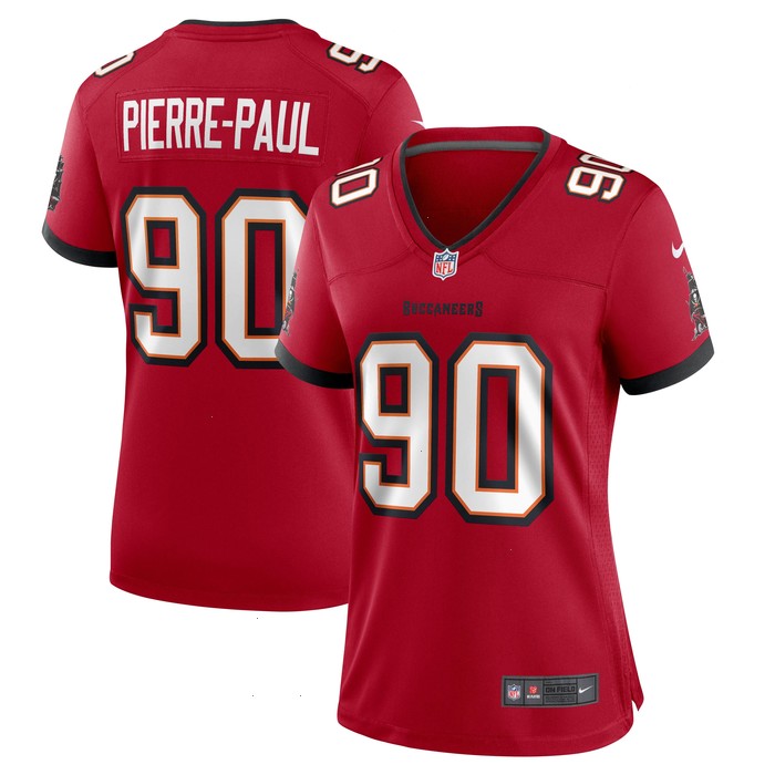 Jason Pierre-Paul Tampa Bay Buccaneers Nike Women's Game Jersey - Red