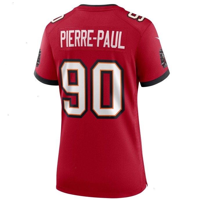 Jason Pierre-Paul Tampa Bay Buccaneers Nike Women's Game Jersey - Red