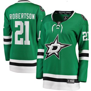 Jason Robertson Dallas Stars Fanatics Branded Women's 2017/18 Home Breakaway Jersey - Kelly Green