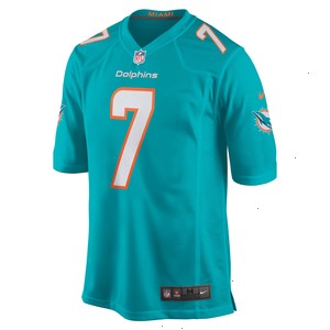 Jason Sanders Miami Dolphins Nike Game Jersey - Aqua