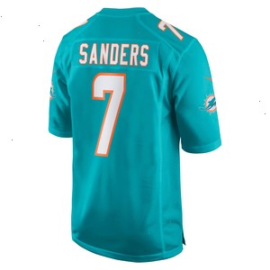 Jason Sanders Miami Dolphins Nike Game Jersey - Aqua