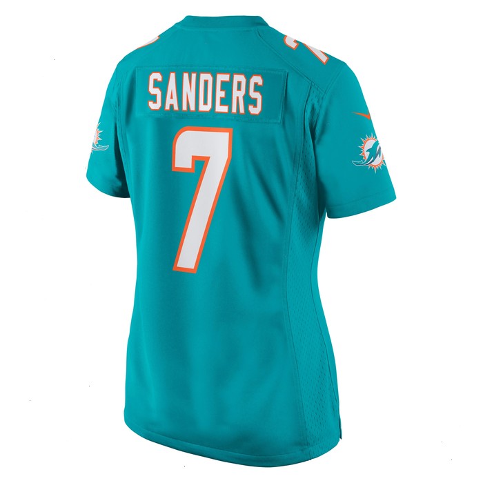 Jason Sanders Miami Dolphins Nike Women's Game Jersey - Aqua