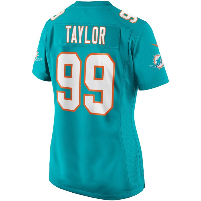 Jason Taylor Miami Dolphins Nike Women's Game Retired Player Jersey - Aqua