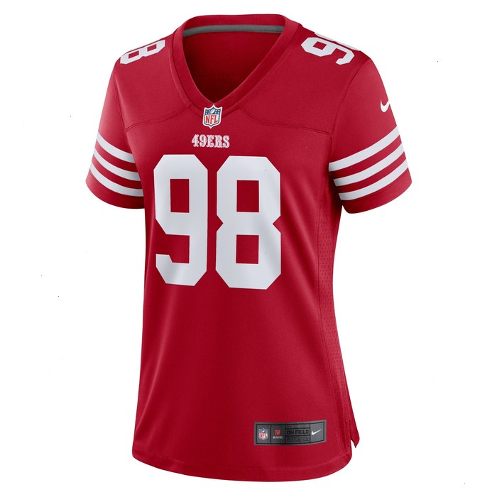 Javon Hargrave San Francisco 49ers Nike Women's Game Player Jersey - Scarlet