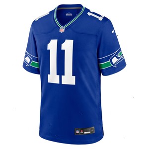 Jaxon Smith-Njigba Seattle Seahawks Nike Throwback Player Game Jersey - Royal