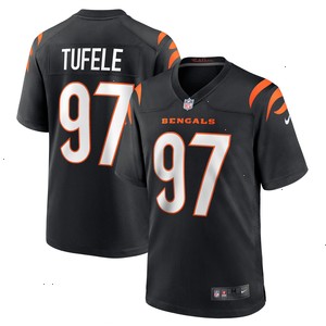 Jay Tufele Cincinnati Bengals Nike Game Player Jersey - Black