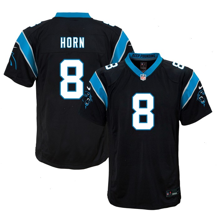 Jaycee Horn Carolina Panthers Nike Youth Game Jersey - Black