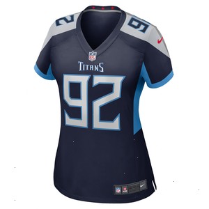 Jayden Peevy Tennessee Titans Nike Women's Team Game Jersey - Navy