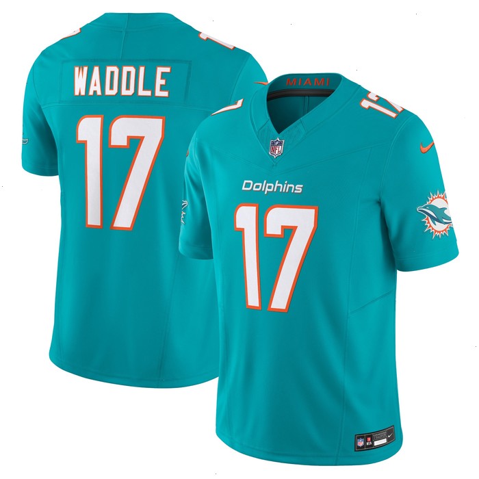 Jaylen Waddle Miami Dolphins Nike Vapor F.U.S.E. Limited Jersey - Aqua