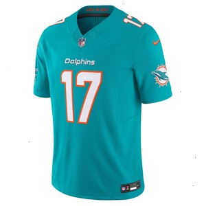 Jaylen Waddle Miami Dolphins Nike Vapor F.U.S.E. Limited Jersey - Aqua