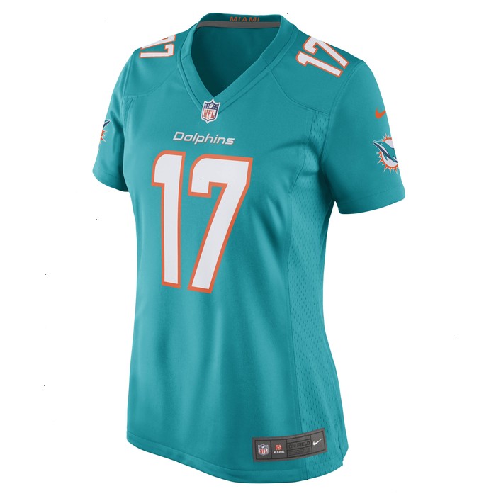 Jaylen Waddle Miami Dolphins Nike Women's Game Player Jersey - Aqua