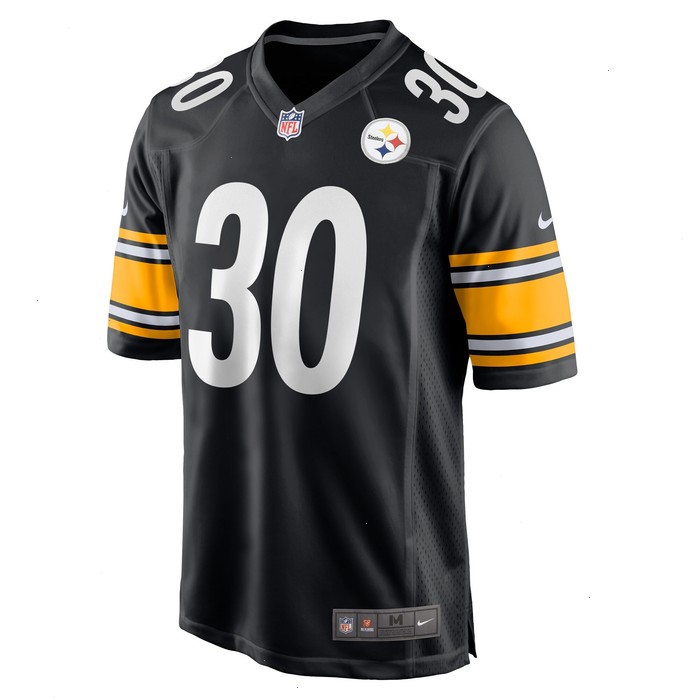 Jaylen Warren Pittsburgh Steelers Nike Game Player Jersey - Black