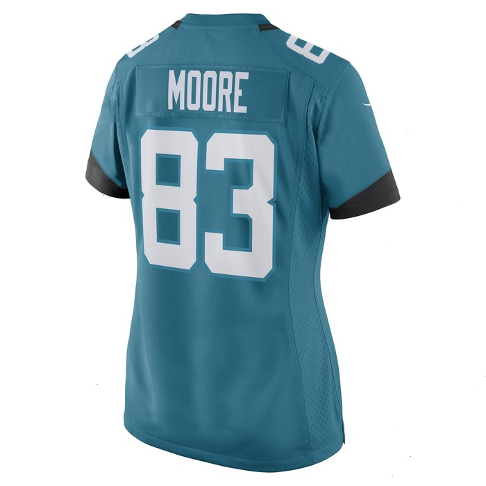 Jaylon Moore Jacksonville Jaguars Nike Women's Game Player Jersey - Teal