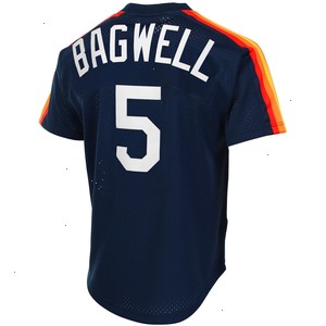 Jeff Bagwell Houston Astros Mitchell & Ness Cooperstown Mesh Batting Practice Jersey - Navy