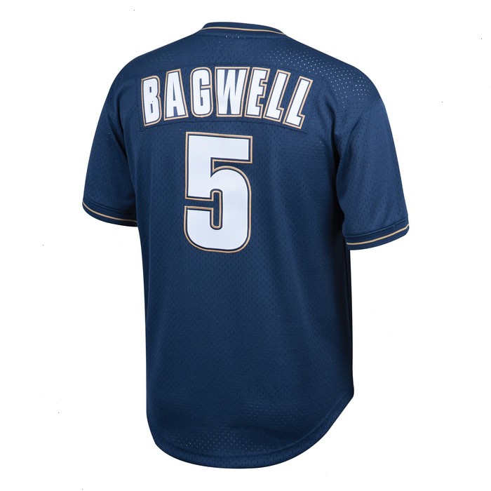 Jeff Bagwell Houston Astros Mitchell & Ness Youth Cooperstown Collection Mesh Batting Practice Jersey - Navy