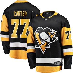 Jeff Carter Pittsburgh Penguins Fanatics Branded 2017/18 Home Breakaway Replica Jersey - Black