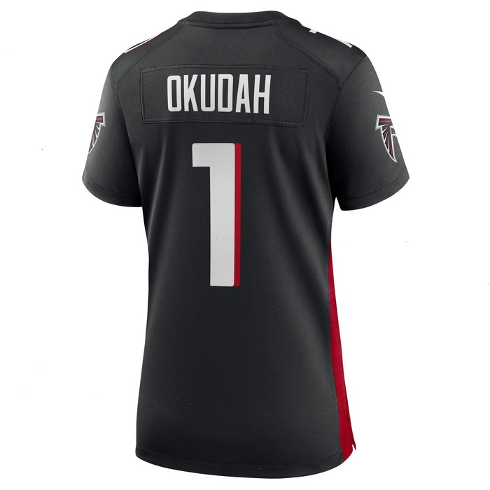 Jeff Okudah Atlanta Falcons Nike Women's Game Player Jersey - Black