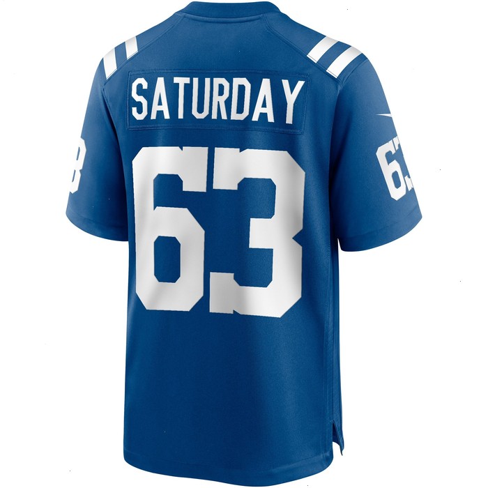 Jeff Saturday Indianapolis Colts Nike Game Retired Player Jersey - Royal