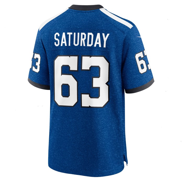 Jeff Saturday Indianapolis Colts Nike Indiana Nights Alternate Game Jersey - Royal