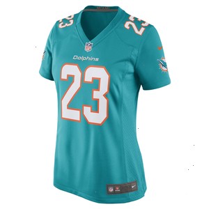 Jeff Wilson Jr. Miami Dolphins Nike Women's Game Player Jersey - Aqua