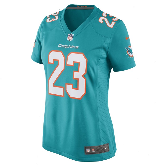 Jeff Wilson Jr. Miami Dolphins Nike Women's Game Player Jersey - Aqua