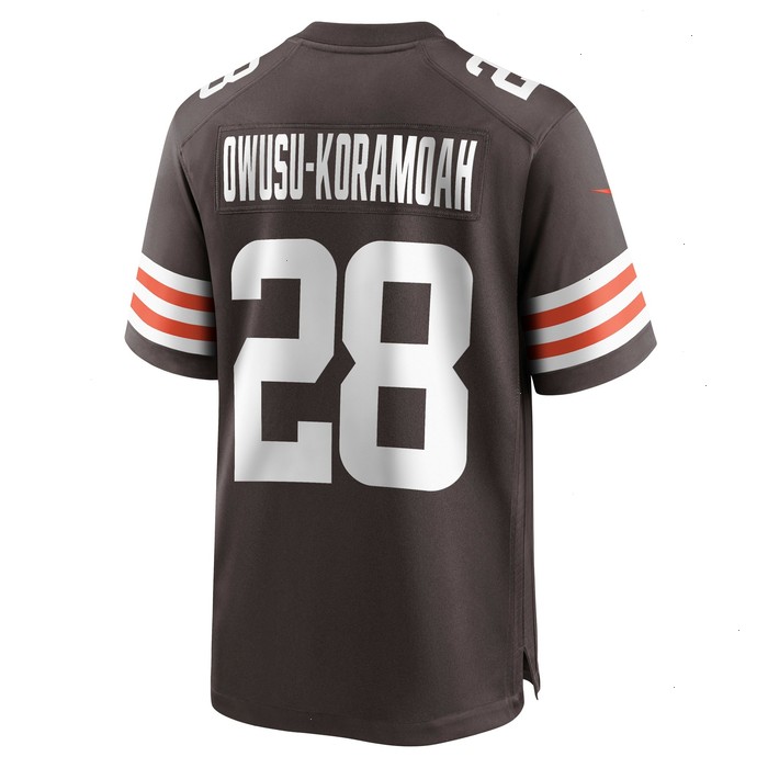 Jeremiah Owusu-Koramoah Cleveland Browns Nike Game Jersey - Brown