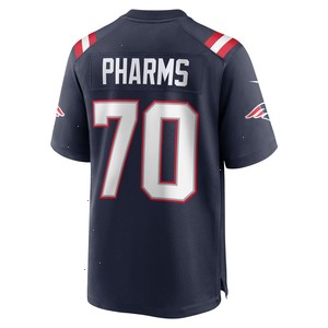 Jeremiah Pharms Jr. New England Patriots Nike Team Game Jersey - Navy