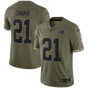 Jeremy Chinn Carolina Panthers Nike 2022 Salute To Service Limited Jersey - Olive