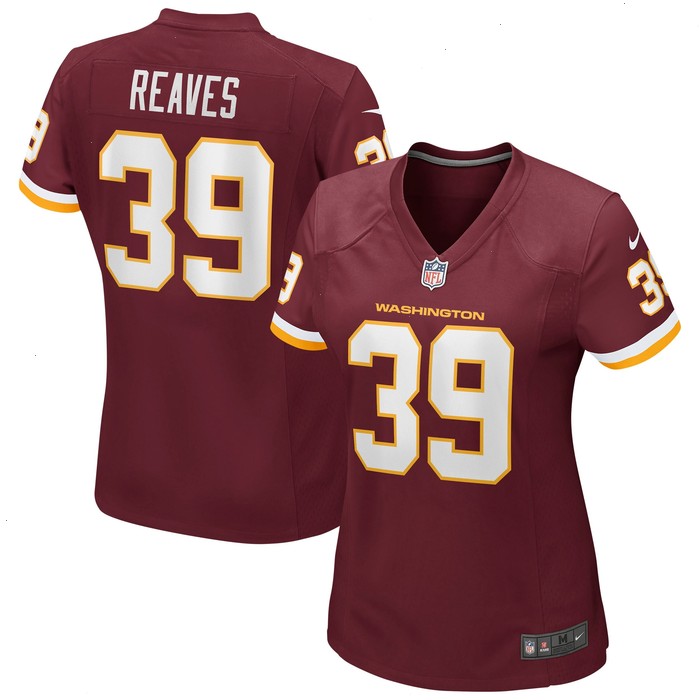 Jeremy Reaves Washington Football Team Nike Women's Game Player Jersey -Burgundy