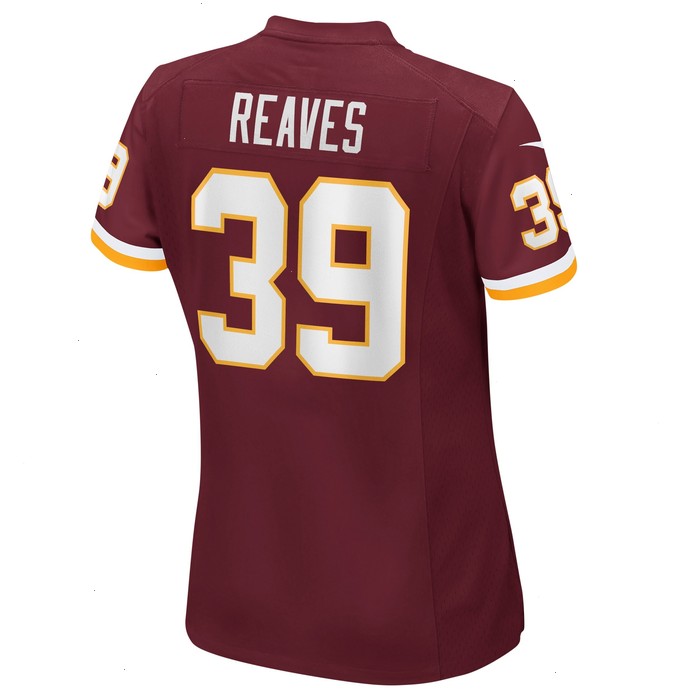 Jeremy Reaves Washington Football Team Nike Women's Game Player Jersey -Burgundy