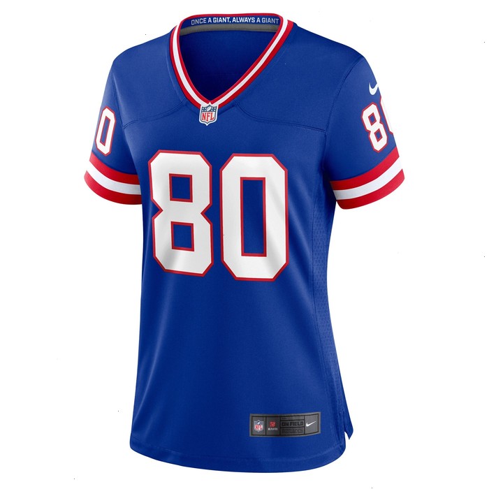 Jeremy Shockey New York Giants Nike Women's Classic Retired Player Game Jersey - Royal