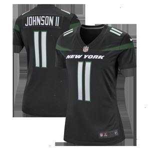 Jermaine Johnson II New York Jets Nike Women's Alternate Game Jersey - Stealth Black