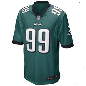 Jerome Brown Philadelphia Eagles Nike Game Retired Player Jersey - Midnight Green