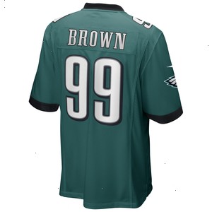 Jerome Brown Philadelphia Eagles Nike Game Retired Player Jersey - Midnight Green