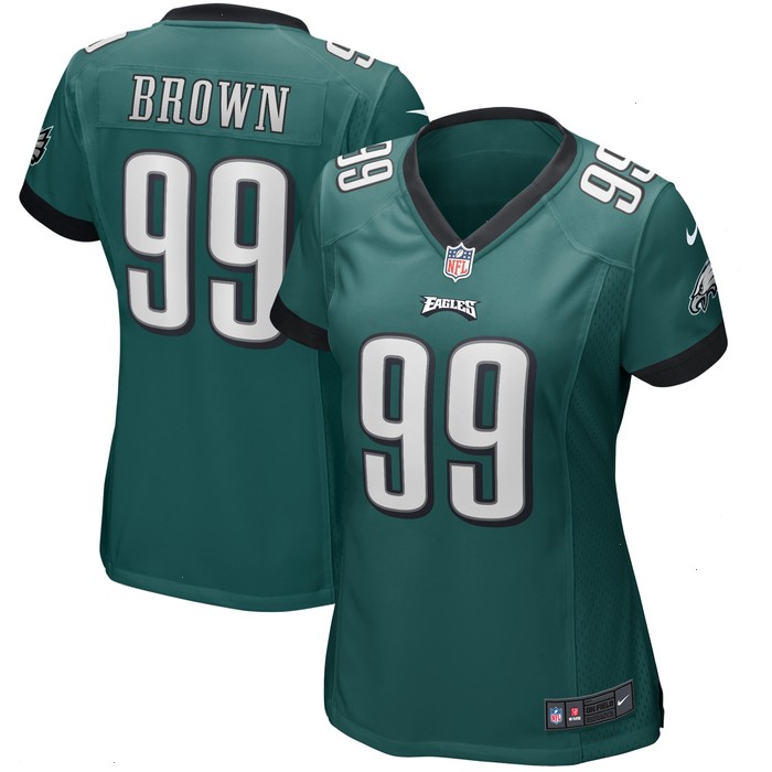 Jerome Brown Philadelphia Eagles Nike Women's Game Retired Player Jersey - Midnight Green