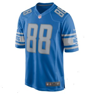 Jim Cain Detroit Lions Nike Retired Player Jersey - Blue